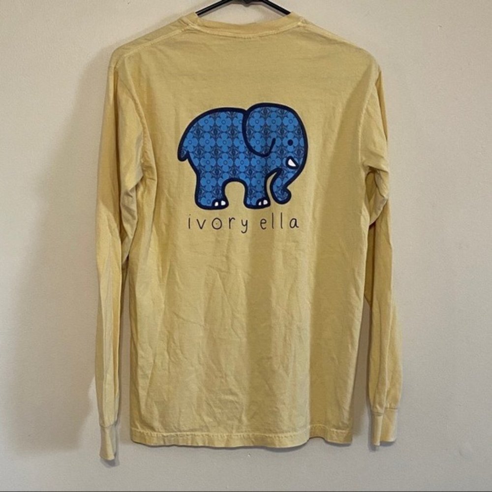 Ivory Ella Comfort Colors Yellow long sleeve Small